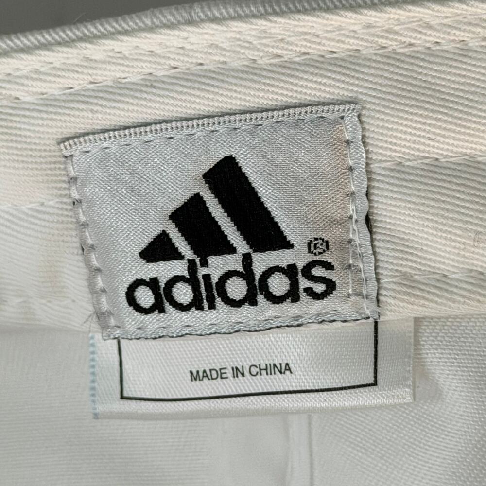 Adidas Adjustable Strapback Hat Baseball Cap Women White Pink - Picture 10 of 10